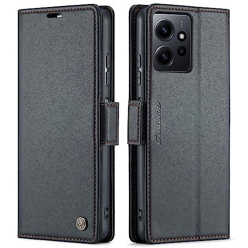 Paitech Handyhülle für Xiaomi Redmi Note 12 4G Hülle Premium PU Leder Klapphülle, Standfunktion Kartenfach Wallet Flip Case Magnet RFID Schutzhülle für Xiaomi Redmi Note 12 4G Stoßfeste, Schwarz Paitech Handyhülle für Xiaomi Redmi Note 12 4G Hülle Premium PU Leder Klapphülle, Standfunktion Kartenfach Wallet Flip Case Magnet RFID Schutzhülle für Xiaomi Redmi Note 12 4G Stoßfeste, Schwarz von Paitech