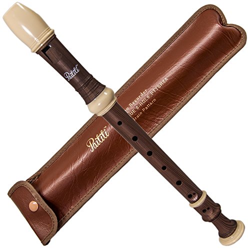 Paititi Soprano Recorder 8-Hole With Cleaning Rod + Carrying Bag, Premium Wooden Pattern, Key of C Paititi Soprano Recorder 8-Hole With Cleaning Rod + Carrying Bag, Premium Wooden Pattern, Key of C von Paititi