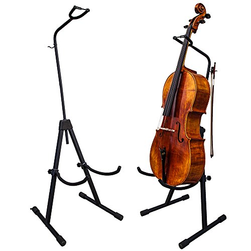 paititi verstellbar faltbar Ständer für Cello mit Haken für Schleife – Schwarz von Paititi