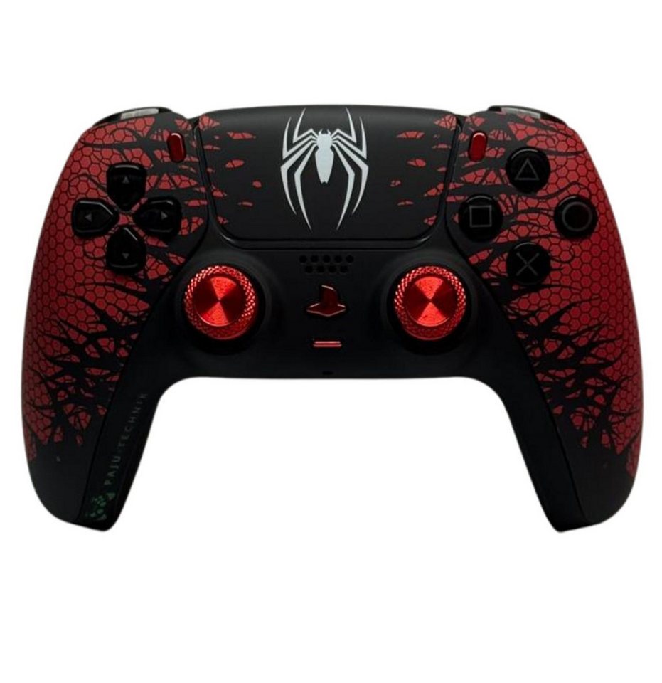 Paju-technik Design Spezial Spiderman PlayStation 5-Controller (Hall Effekt Sticks / Digitaltasten / Smart Trigger / Performance Grip) von Paju-technik