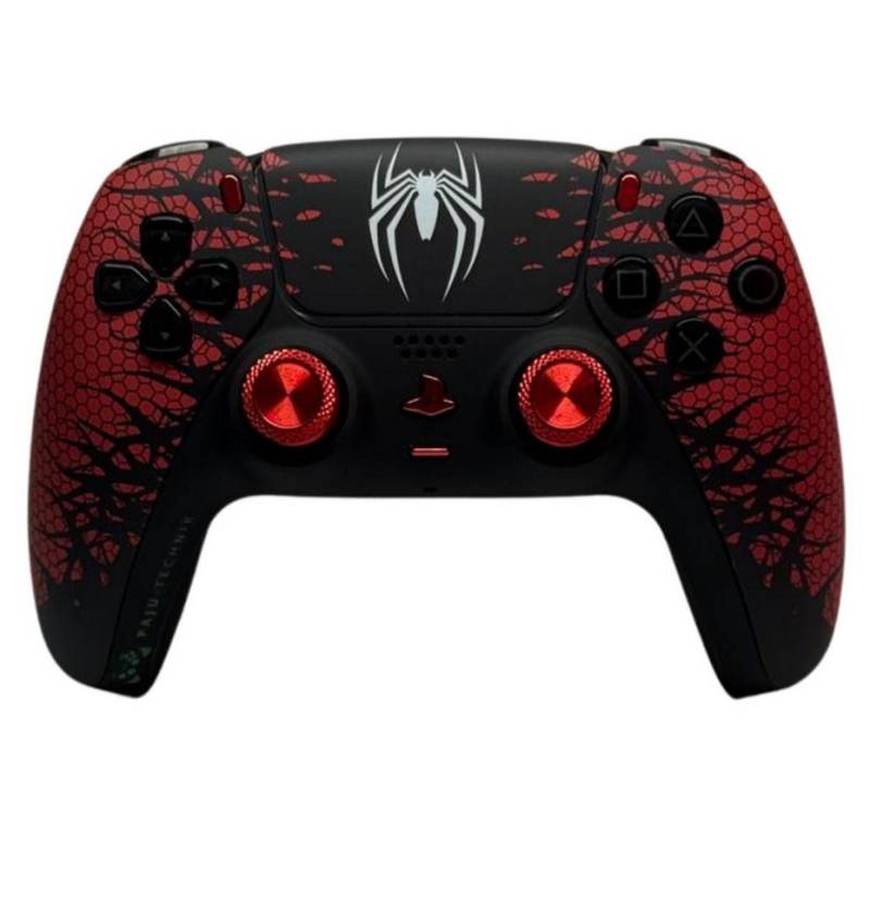 Paju-technik Design Spezial Spiderman PlayStation 5-Controller (Hall Effekt Sticks / Digitaltasten / Smart Trigger / Performance Grip) von Paju-technik