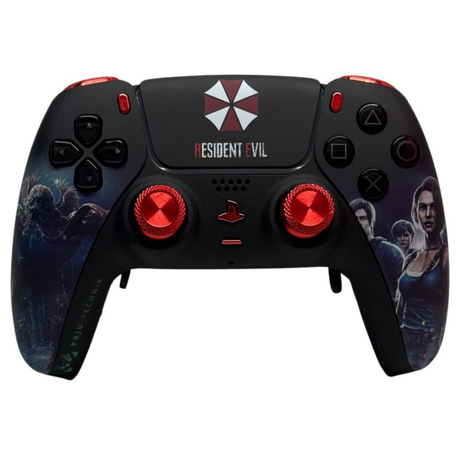 Paju-technik Spezial Resident Evil PlayStation 5-Controller (Hall Effekt Sticks/Digitaltasten/Smart Trigger/2er & 4er Paddle) von Paju-technik