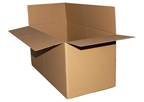 Faltkarton 890 x 445 x 395 mm 5 Stück Verpackung Kartonage einwellig von Paket AG