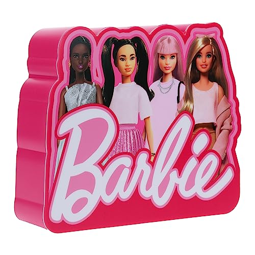 Paladone Barbie Box Licht - Erhellen Sie Ihr Zuhause mit Barbie und ihren Freunden - Batteriebetrieben, 16 cm (6 Zoll) hoch von Paladone