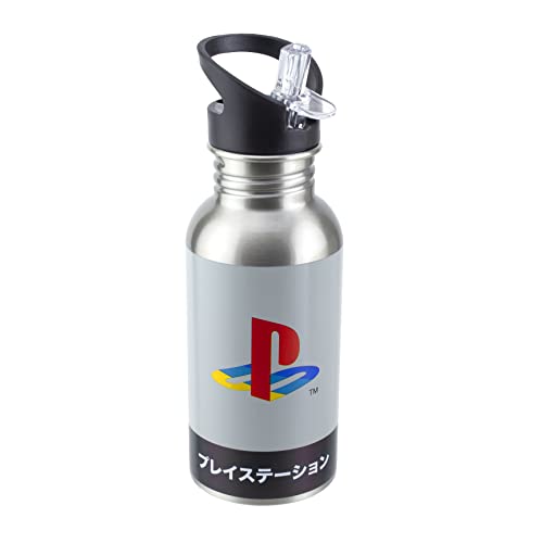Paladone Playstation Metall Wasserflasche, Mehrfarbig Paladone Playstation Metall Wasserflasche, Mehrfarbig von Paladone