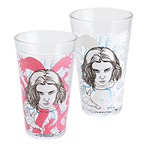 Paladone Stranger Things Eleven Drinking Glass | Color Change Cup Horror Movie Merchandise, PP9886ST, Multicolored Paladone Stranger Things Eleven Drinking Glass | Color Change Cup Horror Movie Merchandise, PP9886ST, Multicolored von Paladone