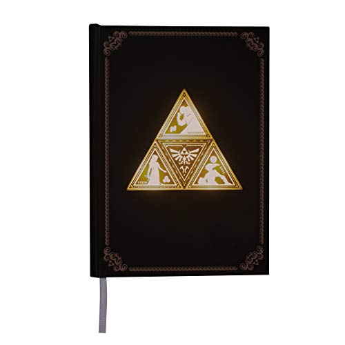 Paladone Triforce Light Up Notizbuch, offizielles Lizenzprodukt von Nintendo Legend of Zelda von Paladone