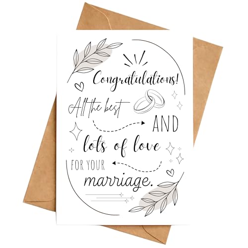 Hochzeitskarte englisch Karte Hochzeit englischer Text Glückwunschkarte Sprache Klappkarte DIN A6 von Palanemo