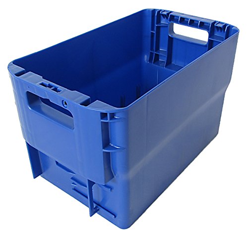 Postkisten Gr. 28cm Höhe blau Briefbehälter, Postbehälter, Stapelbox von Palatis