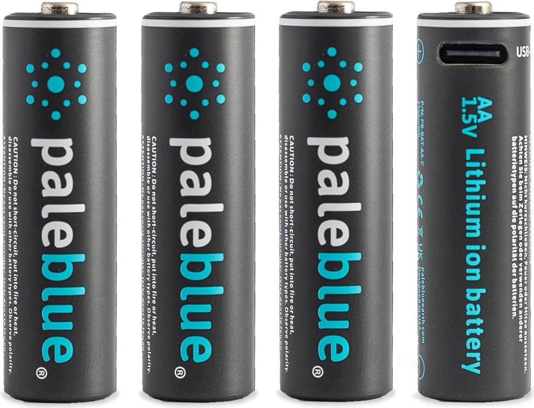 Pale Blue PB-AA-C Haushaltsbatterie Wiederaufladbarer Akku Lithium-Ion (Li-Ion) (PB-AA-C) von Pale Blue