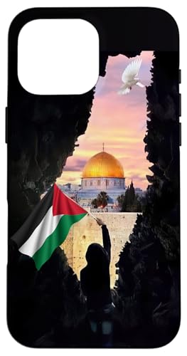 Hülle für iPhone 16 Pro Max Proud Palestinians Palestine Flag Al Aqsa Mosque Jerusalem von Palestine Store
