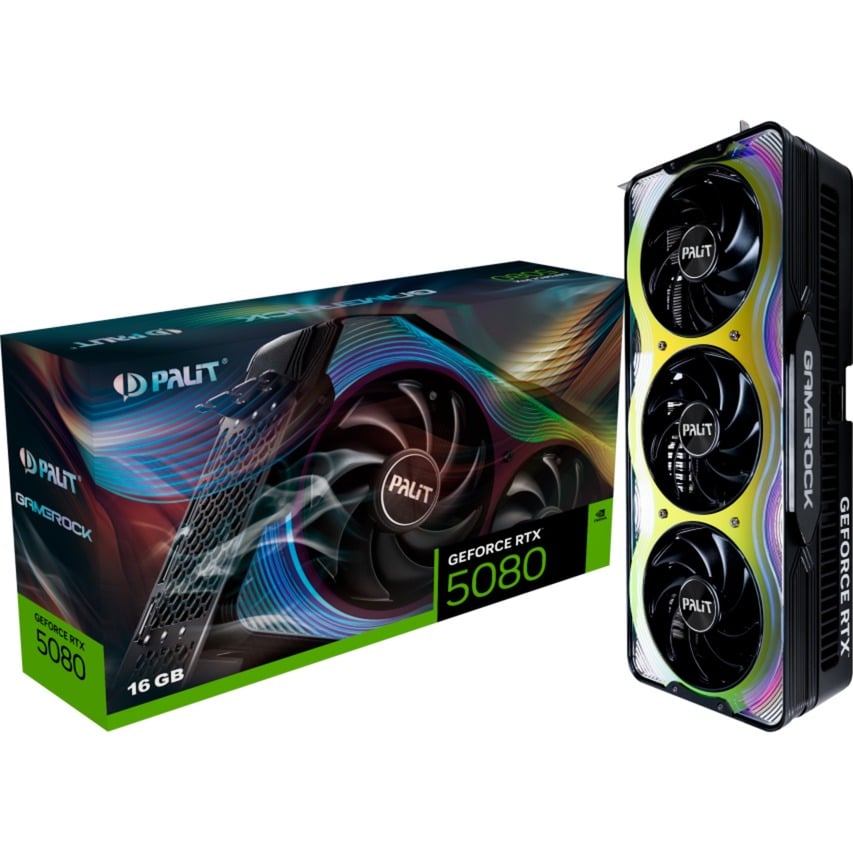 GeForce RTX 5080 GameRock, Grafikkarte GeForce RTX 5080 GameRock, Grafikkarte von Palit