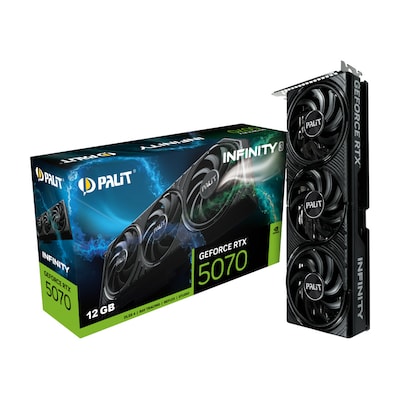 PALIT GeForce RTX 5070 Infinity 3 12GB Grafikkarte HDMI/DP PALIT GeForce RTX 5070 Infinity 3 12GB Grafikkarte HDMI/DP von Palit