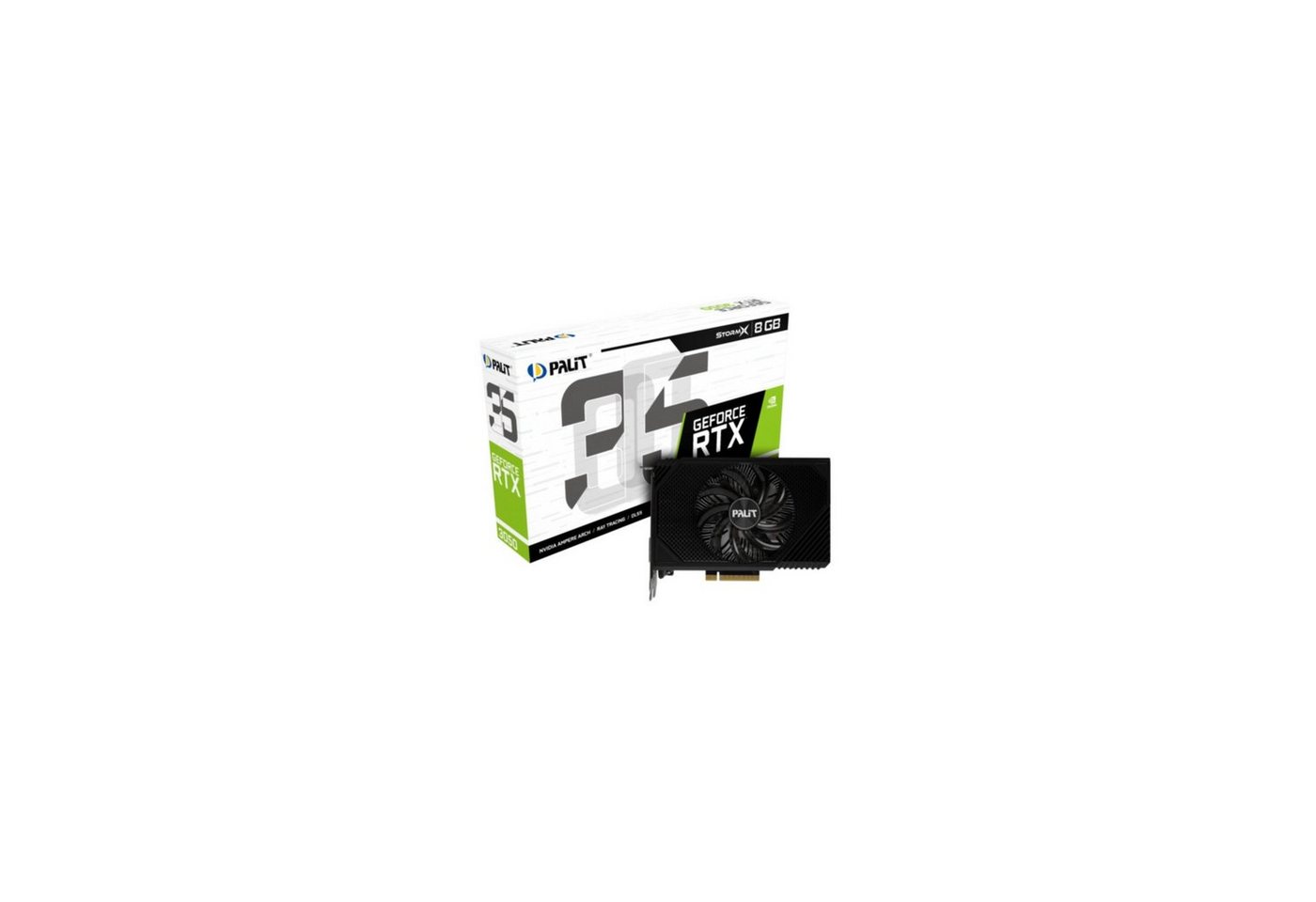 Palit GeForce RTX 3050 StormX Grafikkarte Palit GeForce RTX 3050 StormX Grafikkarte von Palit