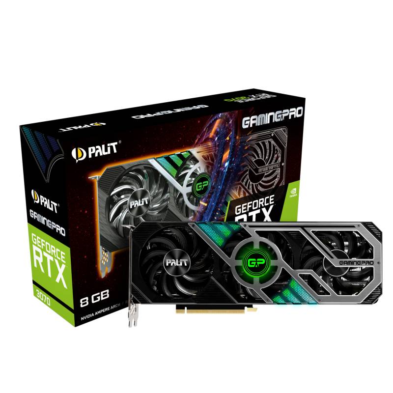 Palit GeForce RTX 3070 GamingPro 8G V1 LHR GDDR6 Grafikkarte - 3x DisplayPort/HDMI von Palit