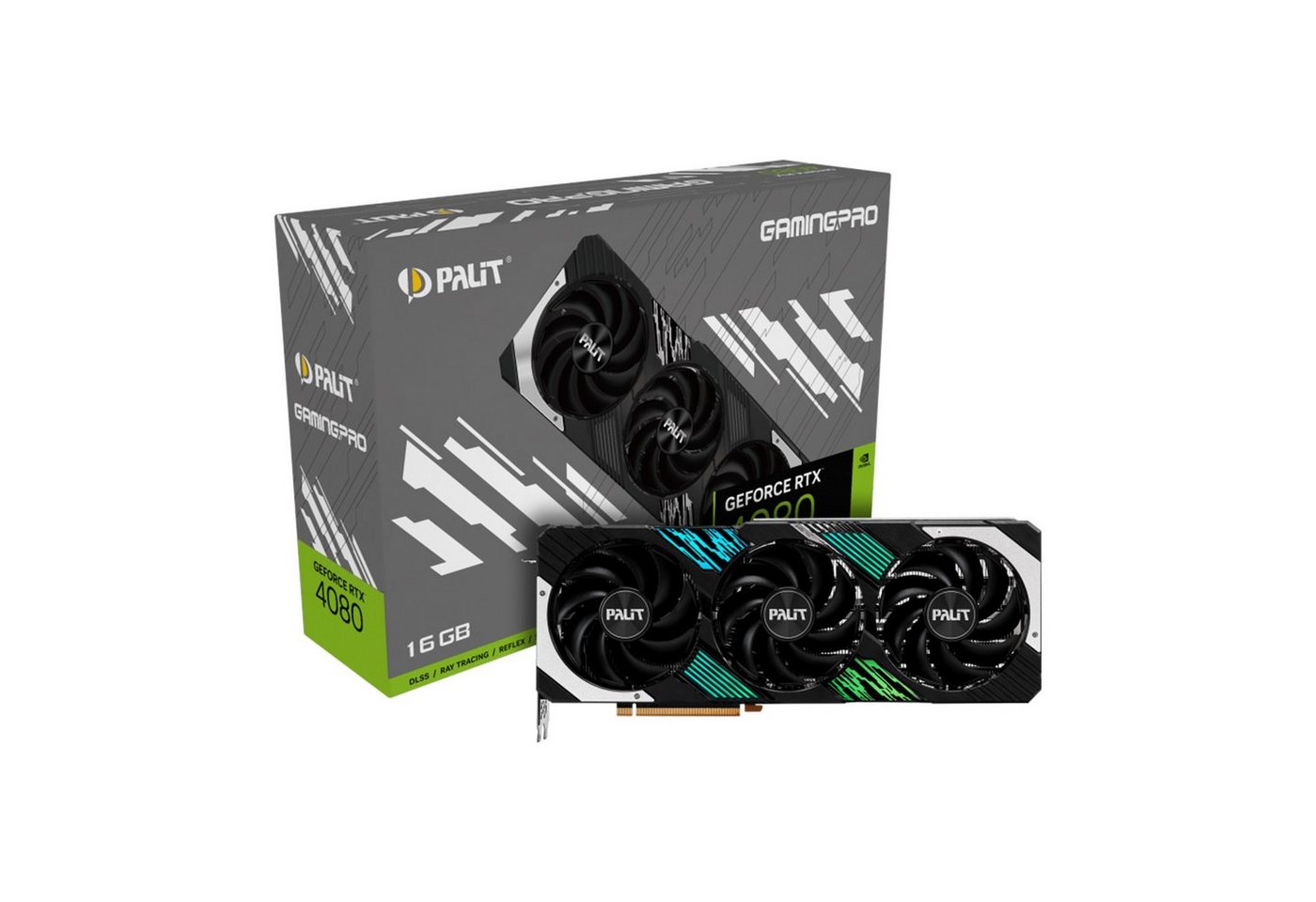 Palit GeForce RTX 4080 GamingPro 16GB Grafikkarte (16 GB) von Palit