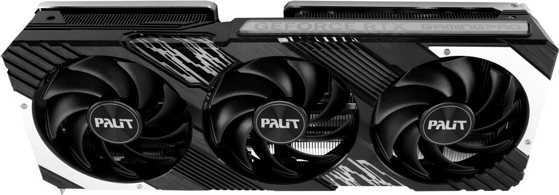 Palit GeForce RTX 4080 SUPER GamingPro OC - Grafikkarten - NVIDIA GeForce RTX 4080 SUPER - 16 GB GDDR6X - PCIe 4.0 - HDMI, 3 x DisplayPort - silbergrau, Iron Black (NED408ST19T2-1032A) von Palit