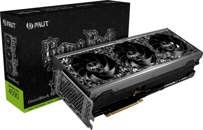 Palit GeForce RTX 4090 GameRock OmniBlack Grafikkarte - 3x DisplayPort/1x HDMI von Palit