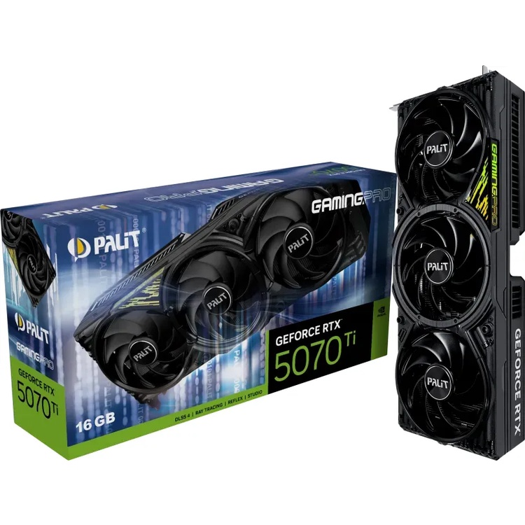 Palit GeForce RTX 5070 Ti GamingPro V1 - 16GB GDDR7, HDMI, 3x DP von Palit