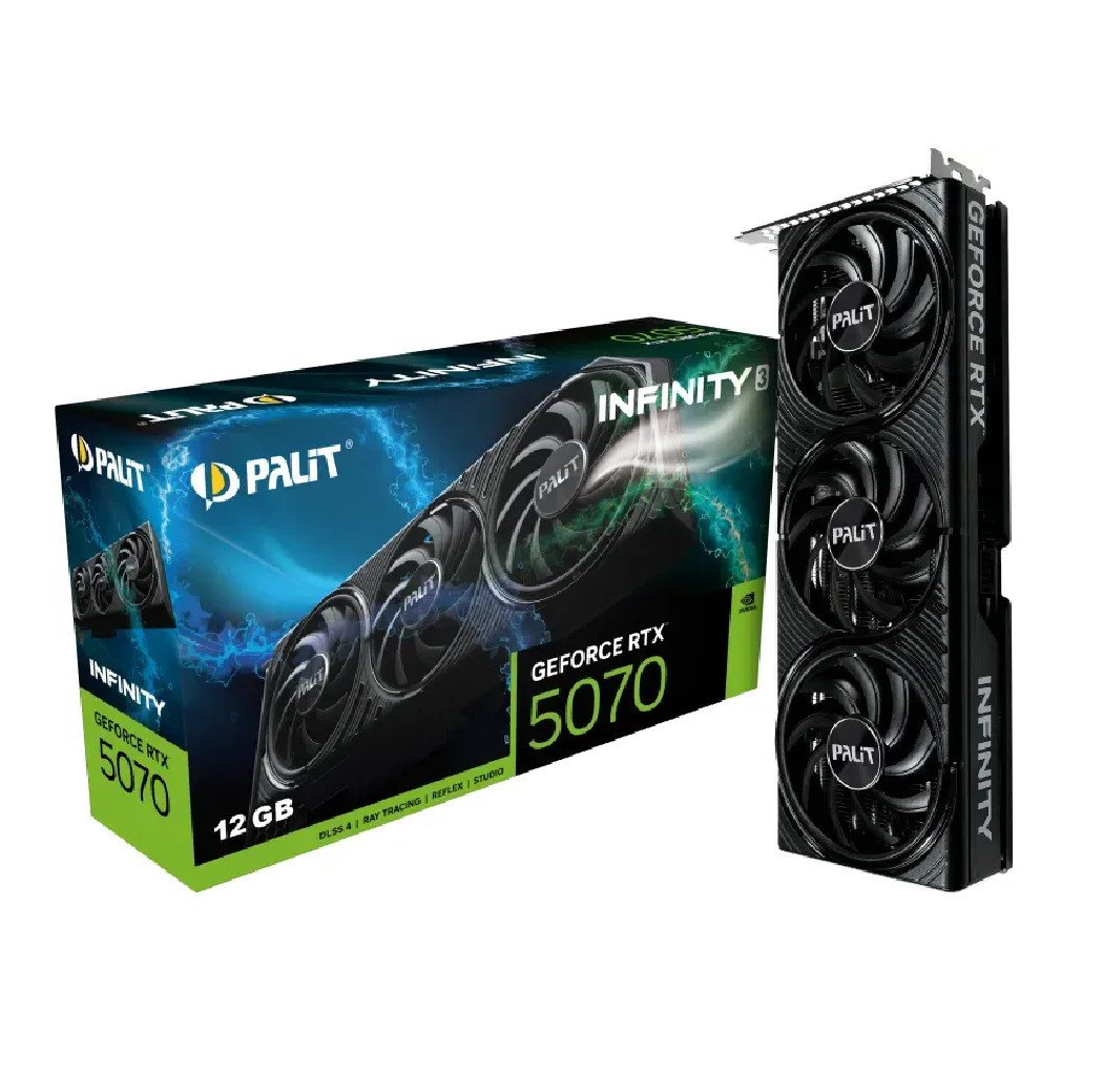 Palit Palit GeForce RTX 5070 Infinity 3, 12GB GDDR7 Grafikkarte Palit Palit GeForce RTX 5070 Infinity 3, 12GB GDDR7 Grafikkarte von Palit