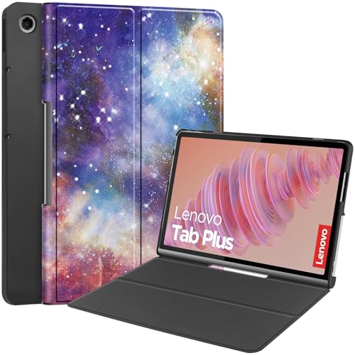 Palizufio Hülle für Lenovo Tab Plus 11.5" 2024 (TB351FU),Schlank Leicht Leder Tasche Schutzhülle Flip Folio Eingebauter Ständer Klapphülle Abdeckung für Lenovo Tab Plus 11.5" 2024,Milchstraße von Palizufio