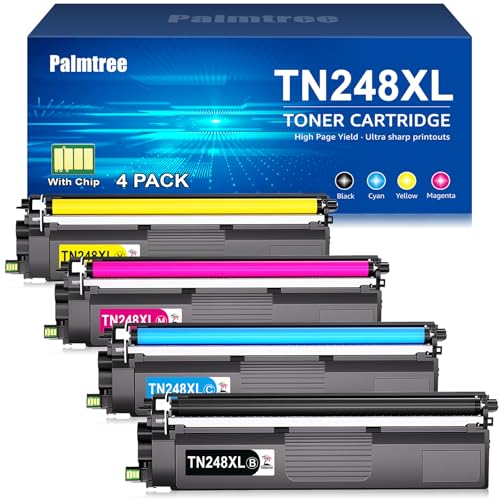 TN248XL TN248 Kompatibel für Brother MFC-L3760CDW Toner Brother MFC-L3740CDW Toner Brother MFC-L3740CDWE Brother DCP-L3560CDW TN 248 Brother DCP-L3520CDWE MFC-L8390CDW Brother HL-L3240CDW HL-L3220CWE von Palmtree