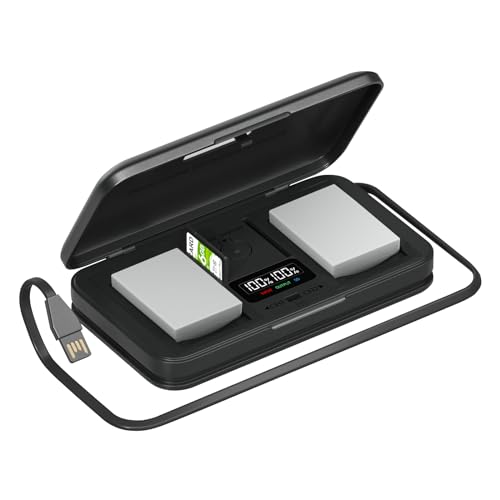 NB-7L NB7L Akku Ladegerät - Schnell LCD Kamera Akkuladegerät Intelligent für Canon Powershot G10 G11 G12 SX30 CB-2LZ Ersatzakku (Batterie Nicht Enthalten) von Palogreen