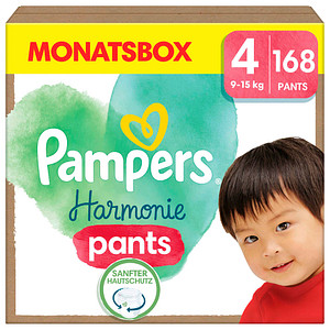 Pampers® Windeln Harmonie™ Größe Gr.4 (9-15 kg) für Babys und Kleinkinder (4-18 Monate), 168 St. von Pampers®