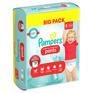 Pampers® Windeln premium protection™ BIG PACK Größe Gr.6 (15+ kg) für Kids und Teens (4-12 Jahre), 32 St. von Pampers®