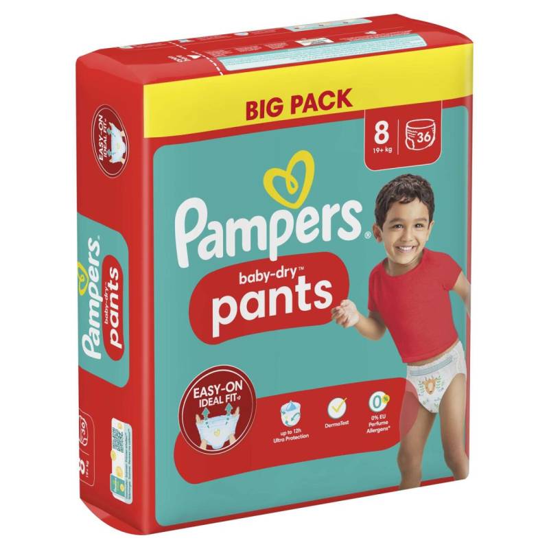 Pampers® Windeln BabyDry Größe 8 36ST für Kids und Teens (4-12 Jahre) von Pampers®