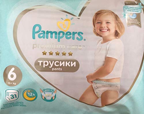 NEU 31 PAMPERS PREMIUM CARE PANTS GR. 6, 15+ KG von Pampers