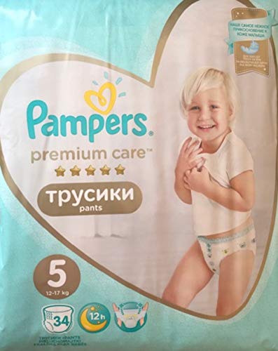 NEU 34 PAMPERS PREMIUM CARE PANTS GR. 5, 12-17 KG von Pampers