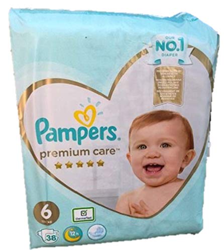 NEU 38 PAMPERS PREMIUM CARE WINDELN GR. 6, 13+ KG von Pampers