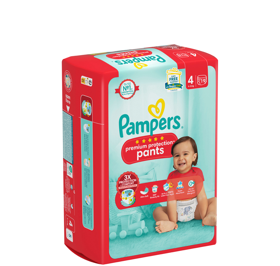 Pampers Höschenwindel Premium Protection Pants, Größe 4 von Pampers