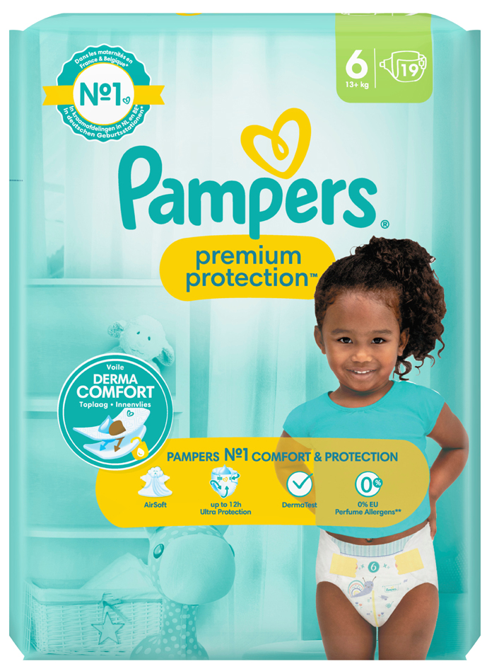 Pampers Windeln Premium Protection Größe 6 Extra Large von Pampers