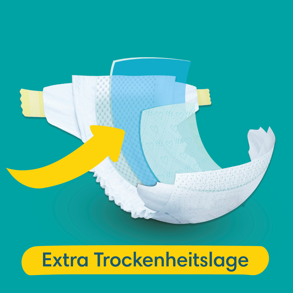 Pampers Windeln baby-dry Größe 4 Maxi, 9-14 kg von Pampers