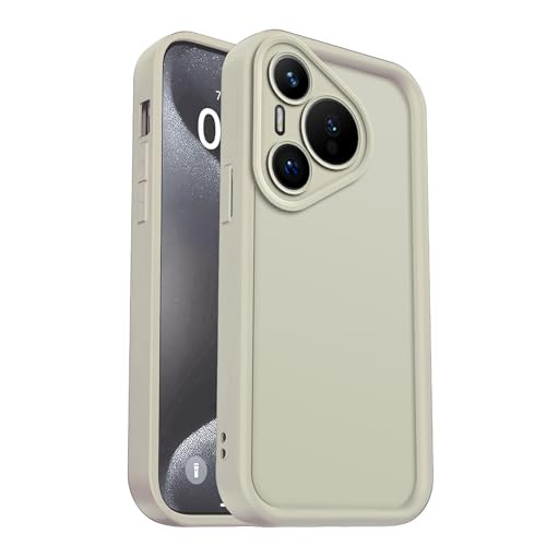 PanXCase Hülle für Huawei Pura 70 - Handyhülle Silikonhülle Weich Dünn Leicht Elegant Design, Kameraschutz Stoßfest Kratzfeste Slim Schutzhülle (Weiß) von PanXCase