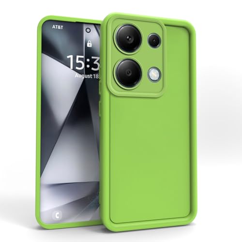 PanXCase Hülle für Xiaomi Redmi Note 13 Pro 4G / Poco M6 Pro - Handyhülle Silikonhülle Weich Dünn Leicht Elegant Design, Kameraschutz Stoßfest Kratzfeste Slim Schutzhülle (Grün) von PanXCase