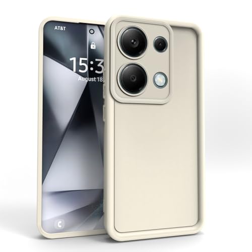 PanXCase Hülle für Xiaomi Redmi Note 13 Pro 4G / Poco M6 Pro - Handyhülle Silikonhülle Weich Dünn Leicht Elegant Design, Kameraschutz Stoßfest Kratzfeste Slim Schutzhülle (Weiß) von PanXCase