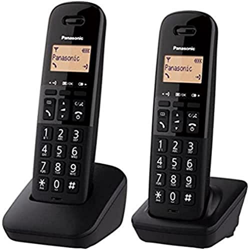 Panasonic (Wireless) Schnurlostelefon Duo – KX-TGB612FRB – Schwarz von Panasonic (Wireless)