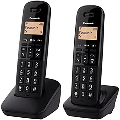 Panasonic (Wireless) Schnurloses Telefon Duo – KX-TGB612FRB – Schwarz von Panasonic (Wireless)