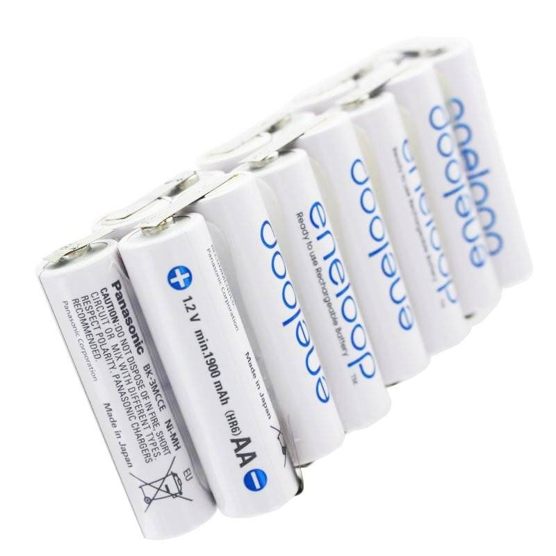 Akku zum Selbsteinbau passend für Gardena 8834-20 mit 18Volt NiMH, 2000mAh, Panasonic eneloop Standard Zellen von Panasonic (ehem. Sanyo)