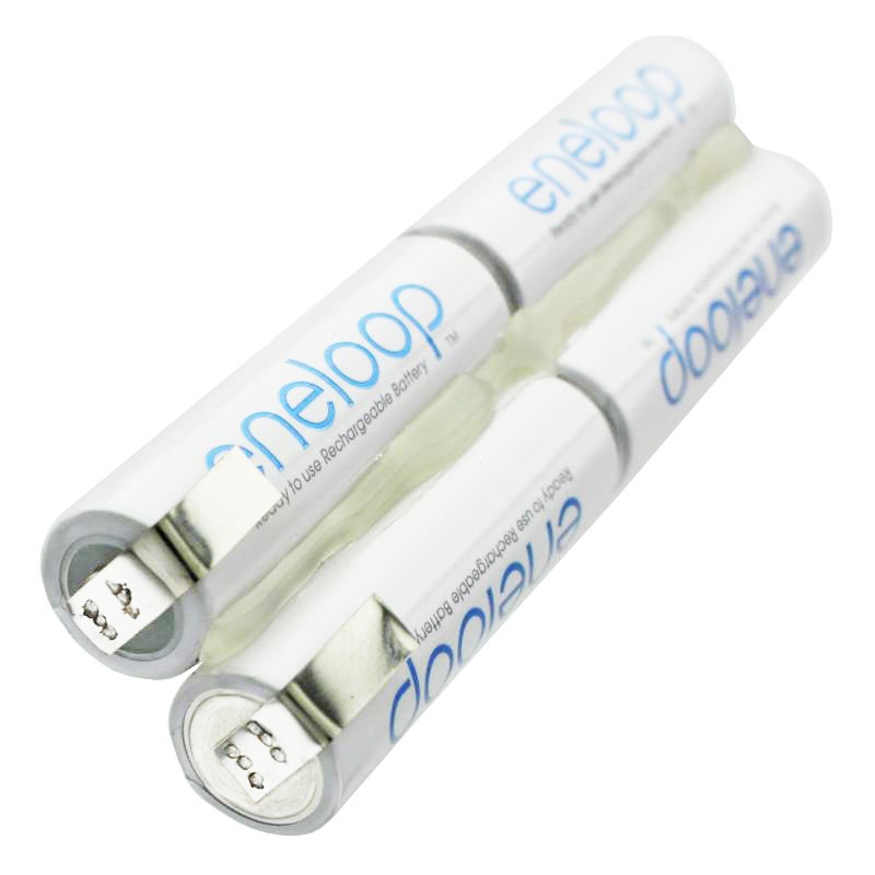 Akkupack Panasonic eneloop Standard (ehem. Sanyo eneloop Standard) AA Stange L2x2 4,8/2000 mit LF-U von Panasonic (ehem. Sanyo)