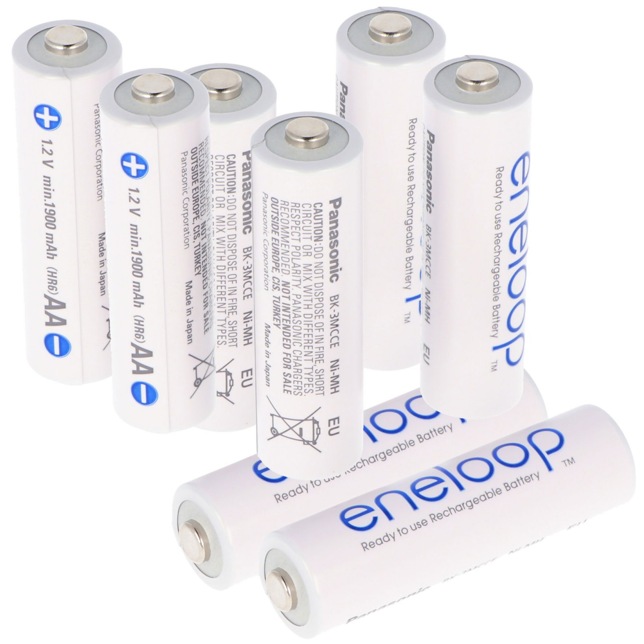 Panasonic ehem. Sanyo HR-3UTGA eneloop Standard Akku Mignon/AA 2000mAh 8er +AccuCell Safe von Panasonic (ehem. Sanyo)