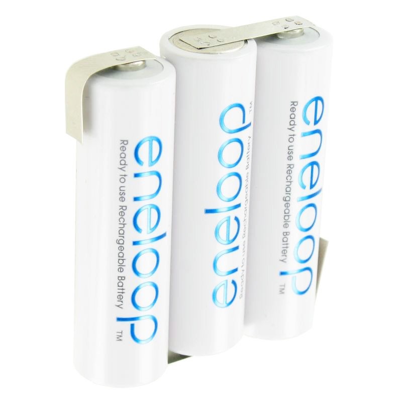 Panasonic eneloop Standard 3,6 Volt AkkuPack AA mit Lötfahnen, mit bis zu 2000mAh Kapazität von Panasonic (ehem. Sanyo)
