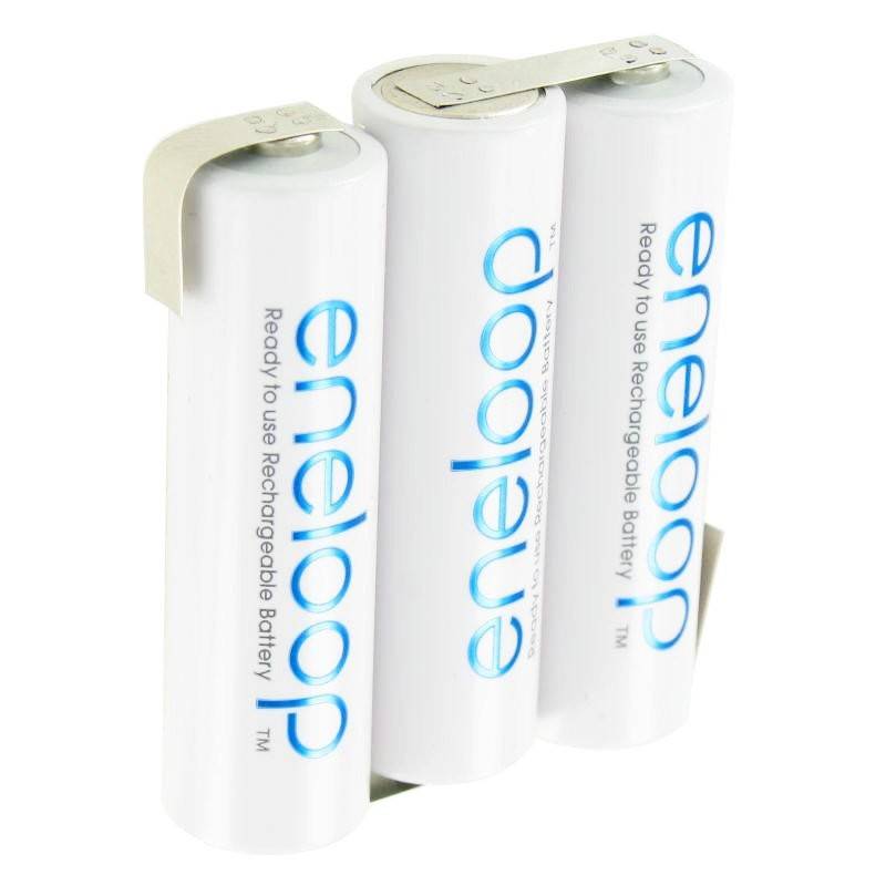 Panasonic eneloop Standard 3,6 Volt AkkuPack AA mit Lötfahnen, mit bis zu 2000mAh Kapazität von Panasonic (ehem. Sanyo)