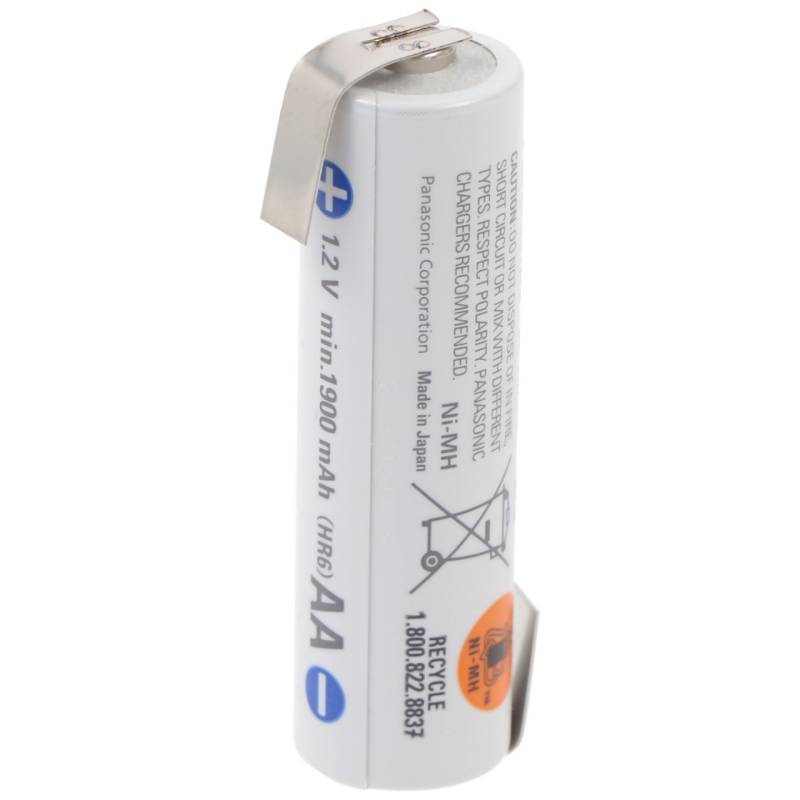 Panasonic eneloop Standard Akku Mignon AA HR-3UTG mit Lötfahne Z-Form von Panasonic (ehem. Sanyo)
