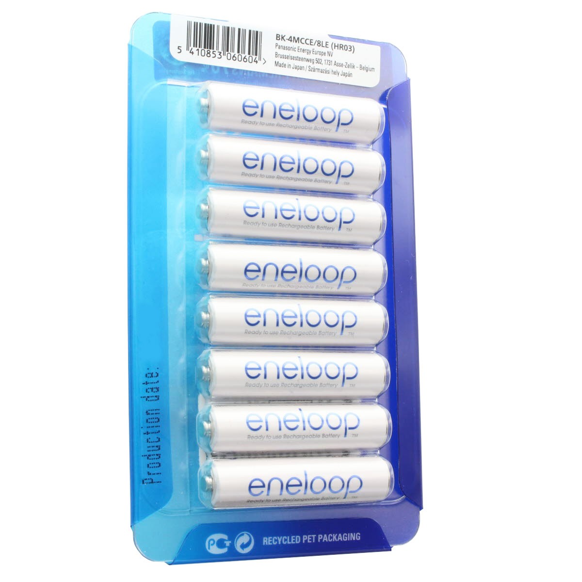 Panasonic eneloop Standard HR-4UTGB Case AAA Micro-Akku 8er Pack mit 2x AccuCell Case blau von Panasonic (ehem. Sanyo)
