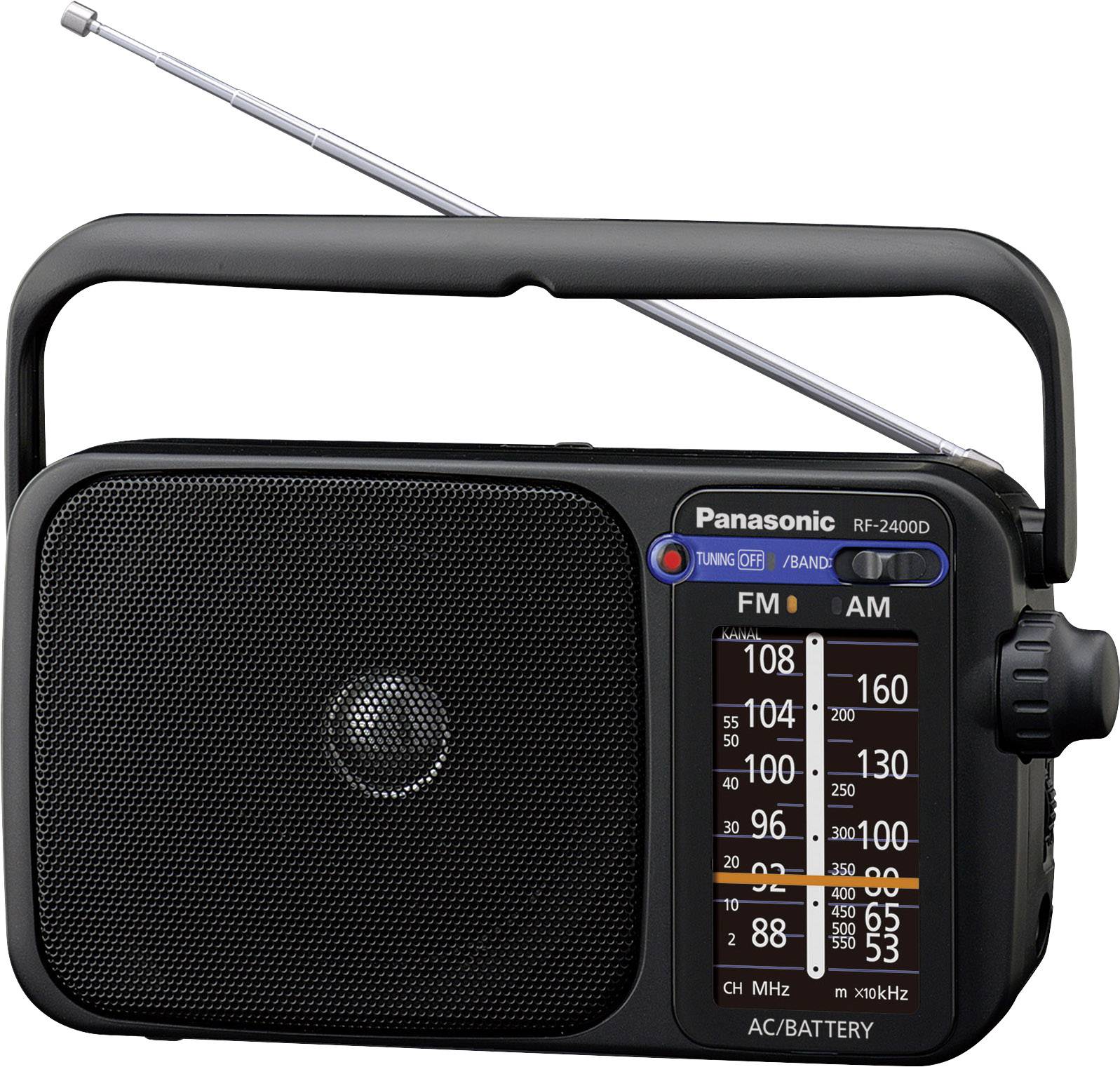 Panasonic RF-2400DEG-K sw Kofferradio UKW/MW Panasonic RF-2400DEG-K sw Kofferradio UKW/MW von Panasonic Marketing Europe
