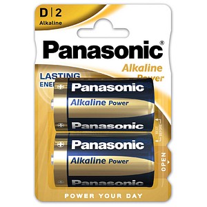 2 Panasonic Batterie LR20 Mono D 1,5 V von Panasonic